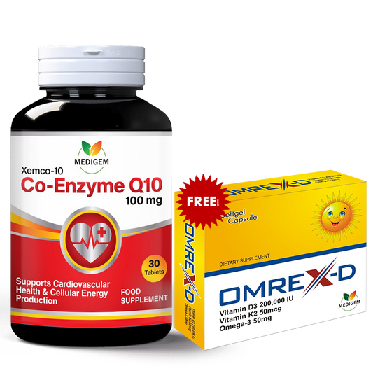 Buy Co Enzyme Q10 Get Omrex-D Free - Mediline Health Care