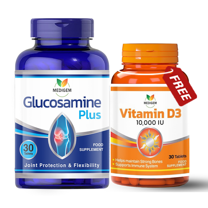 Buy Glucosamine Get 1 Vitamin 10000 IU Free - Mediline Health Care